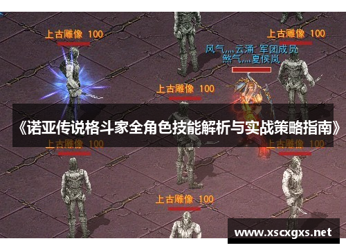 《诺亚传说格斗家全角色技能解析与实战策略指南》